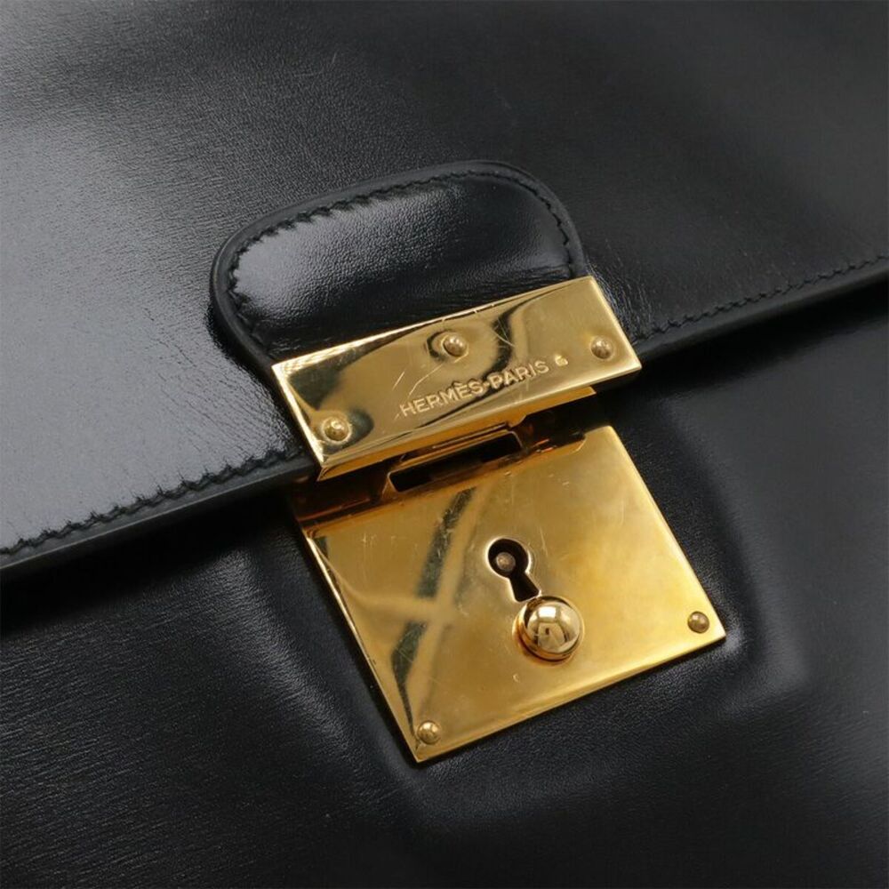 Hermes Box Calf Kirius Clutch Bag - Picture 4 of 8
